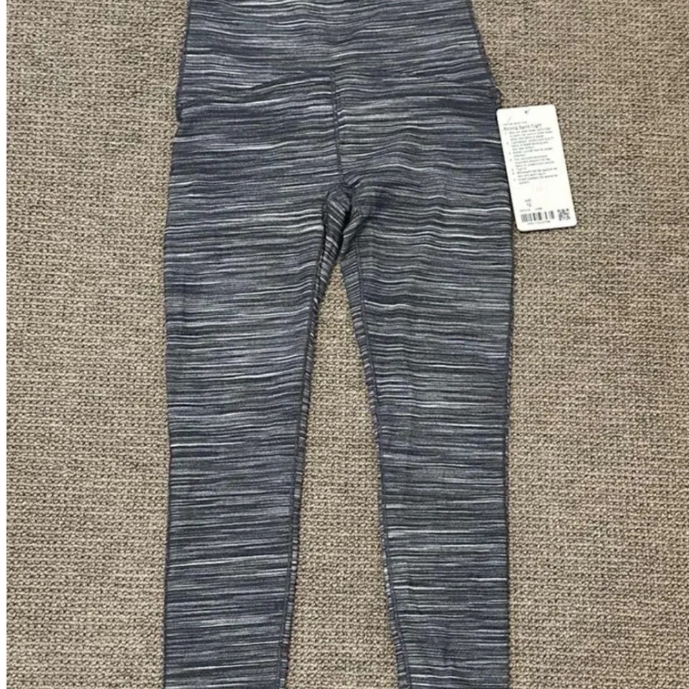 Ivivva Kids Striped Gray Leggings